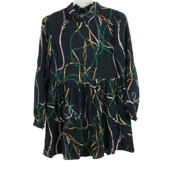 Zara Chain Printed Mini Dress - Picture 8 of 8